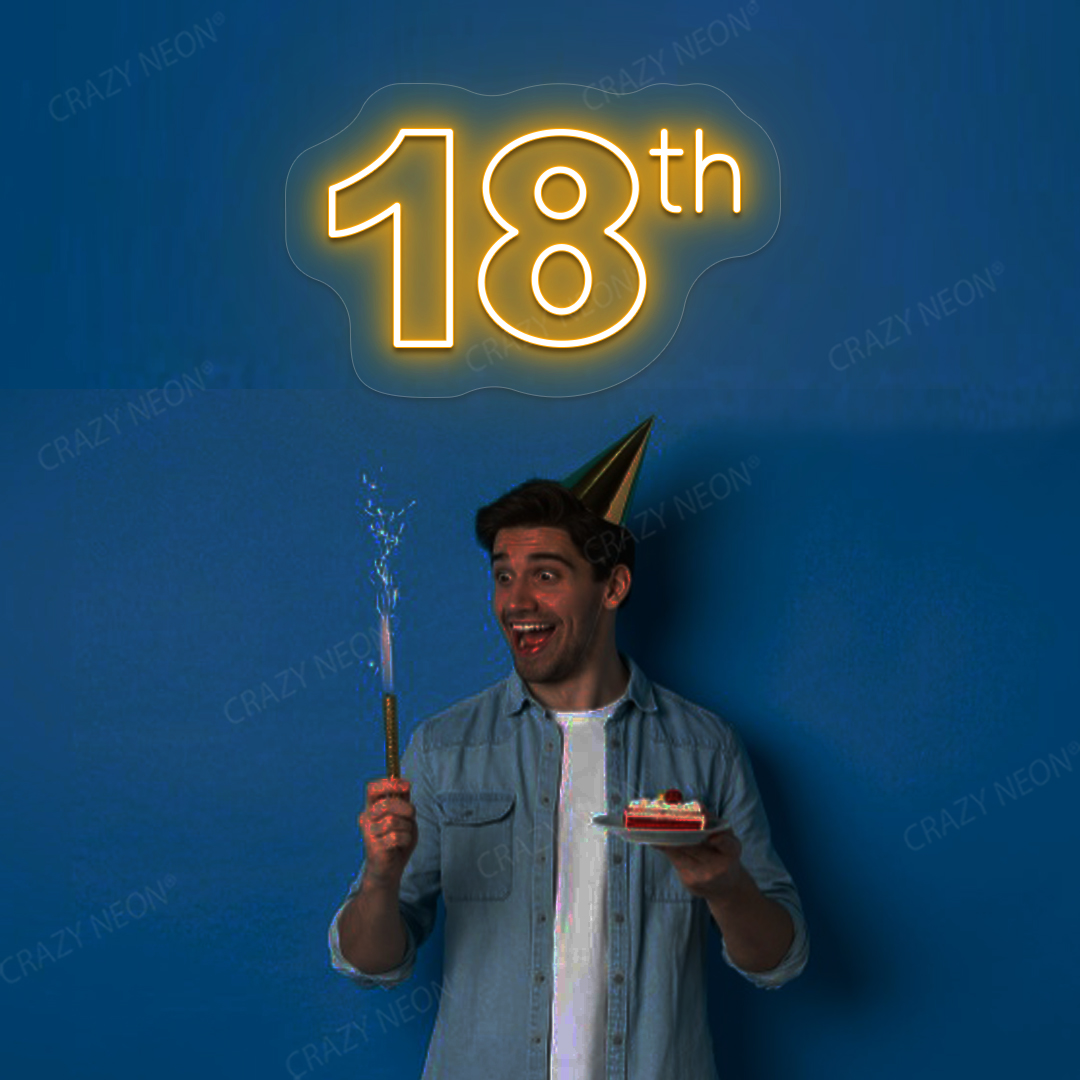 18 Neon Sign