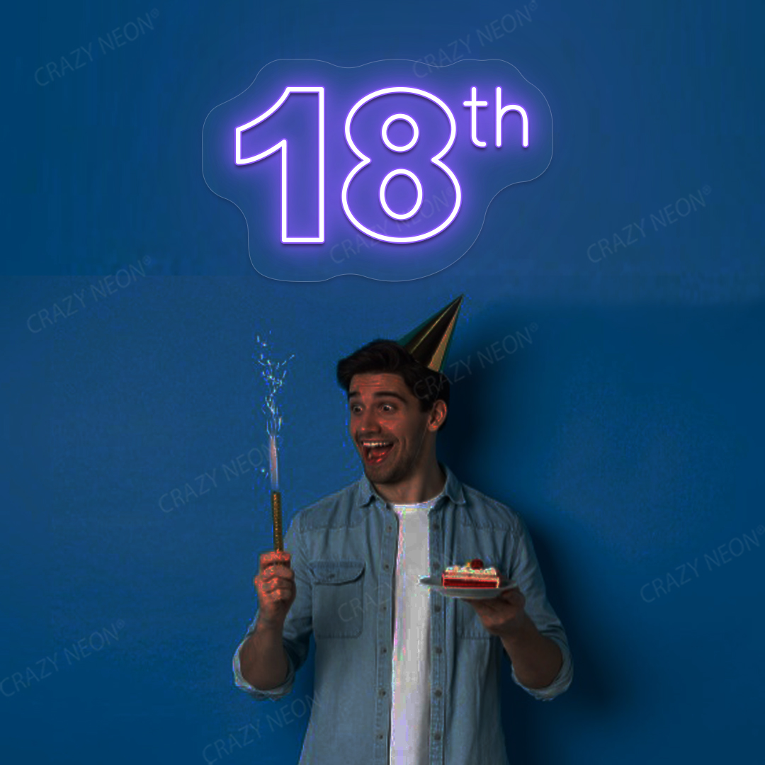 18 Neon Sign
