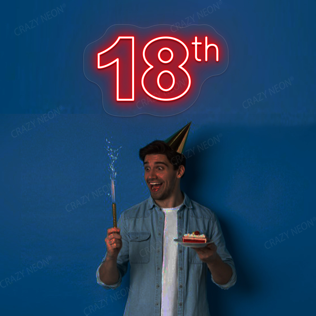18 Neon Sign