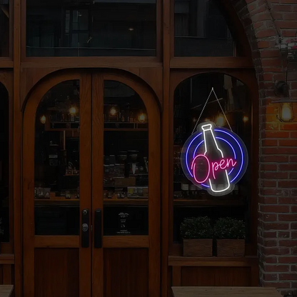 Beer Open Neon Sign