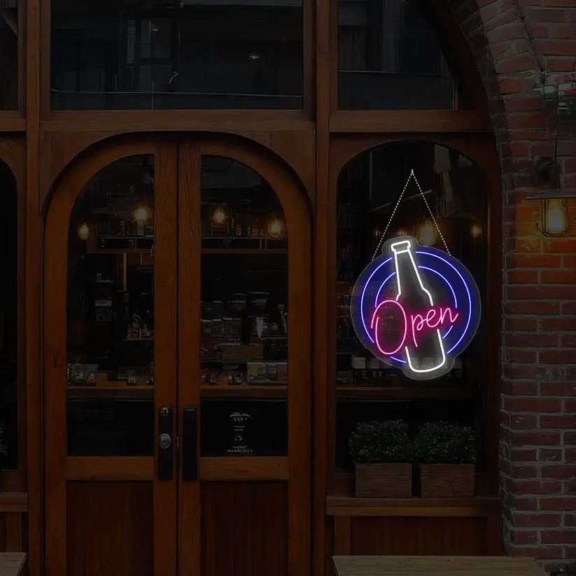 Beer Open Neon Sign