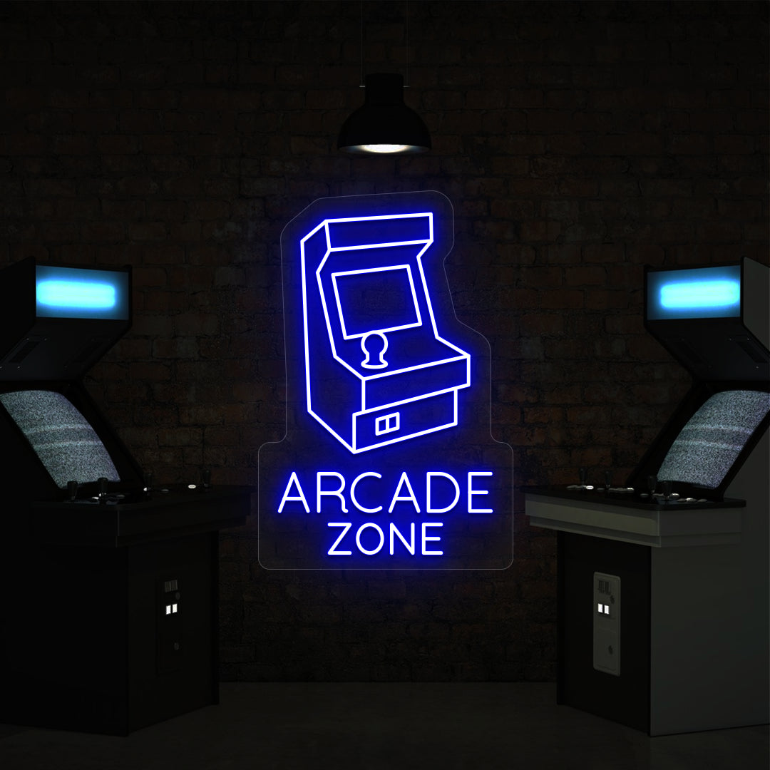 Nostalgic Arcade Zone Vintage Neon Sign