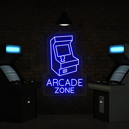 Nostalgic Arcade Zone Vintage Neon Sign