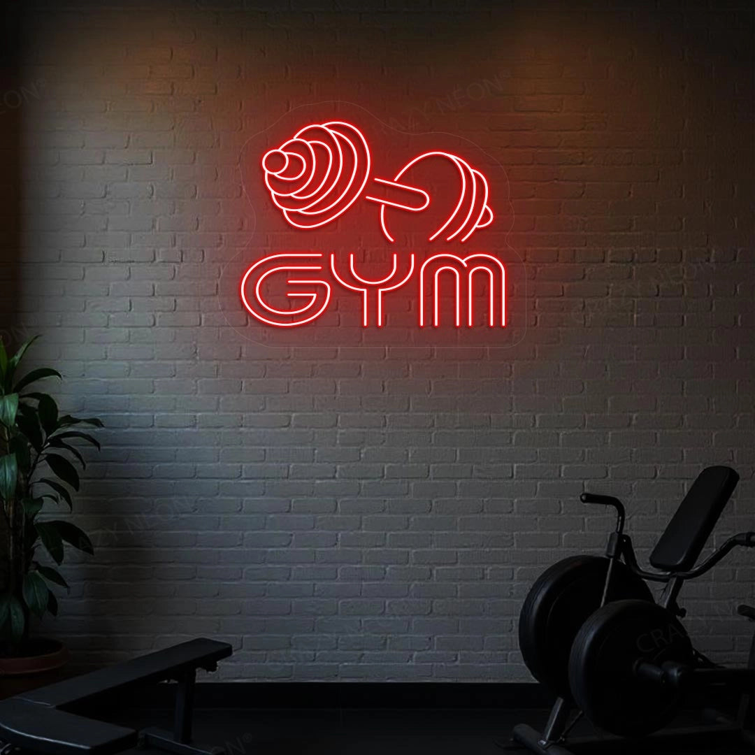 Gym Dumble Neon Sign