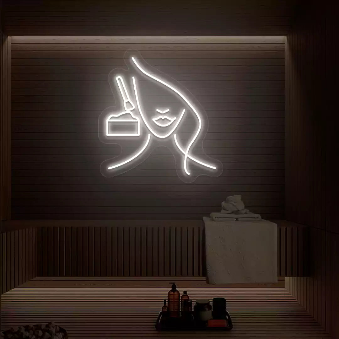 Facial Retreat Neon Sign