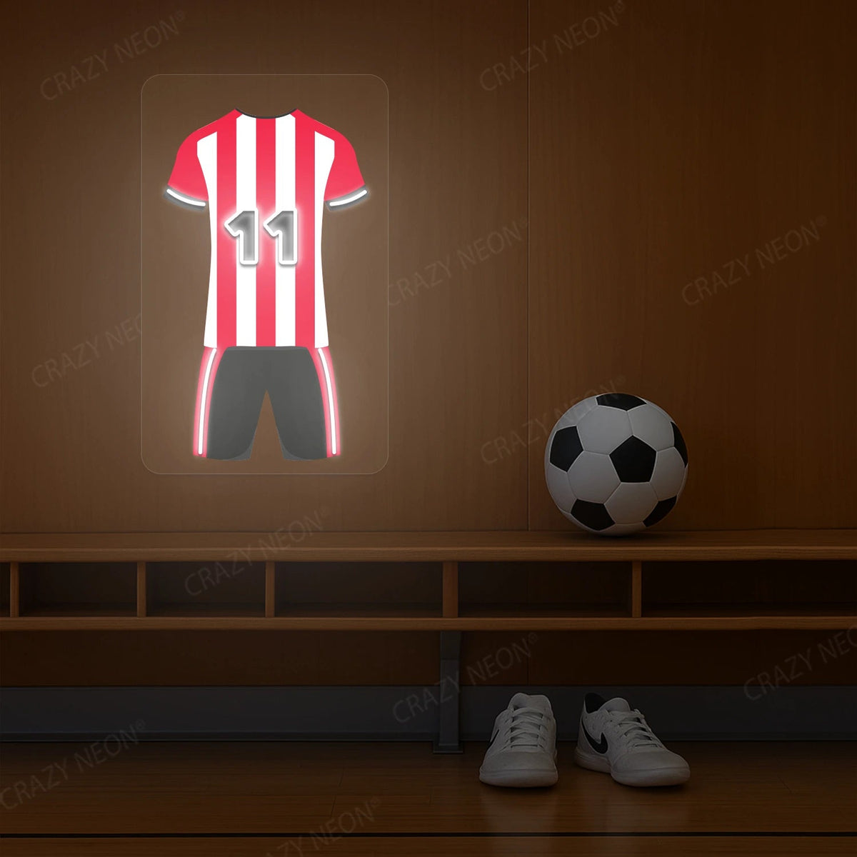 SUN Jersey Football Neon Artwork Sign