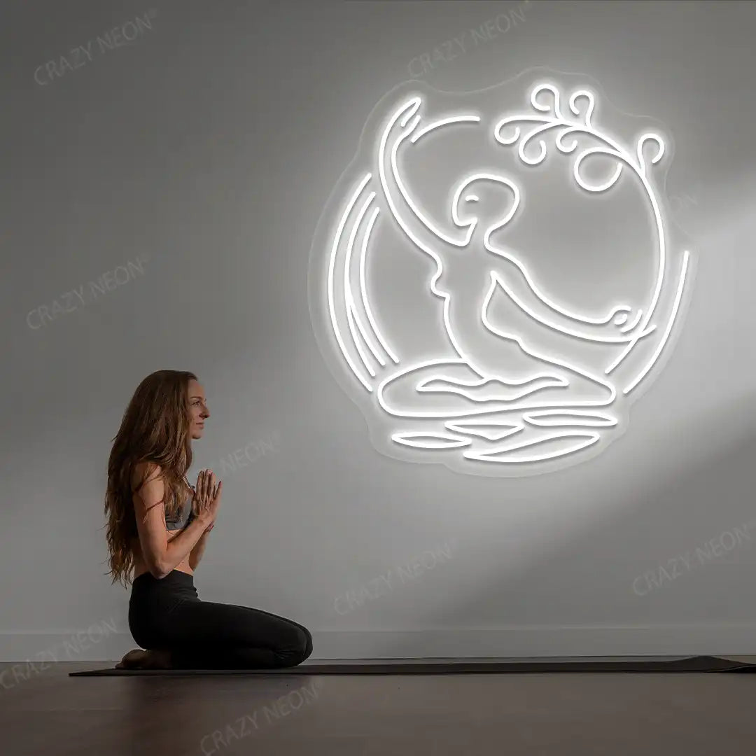 Chi Flow meditation Neon Sign