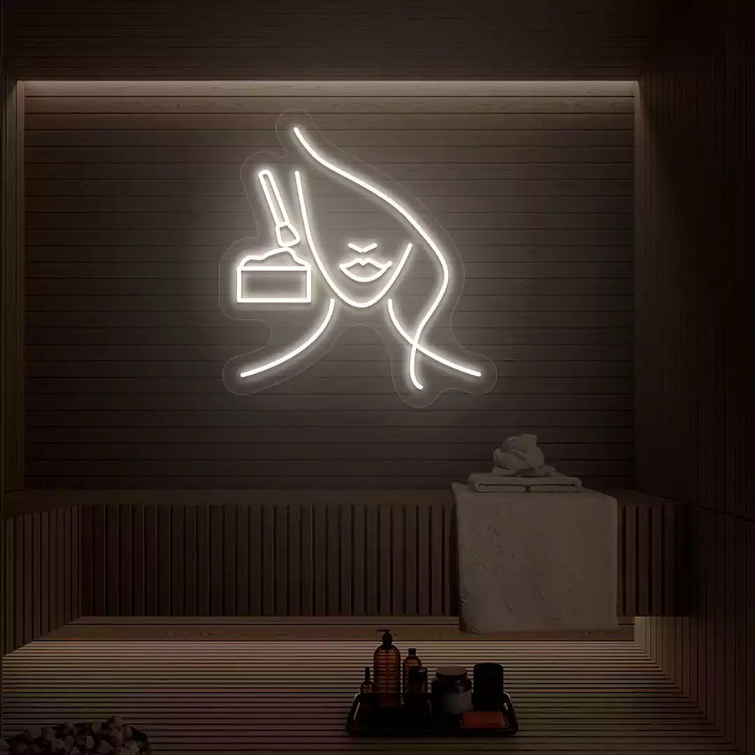 Facial Retreat Neon Sign