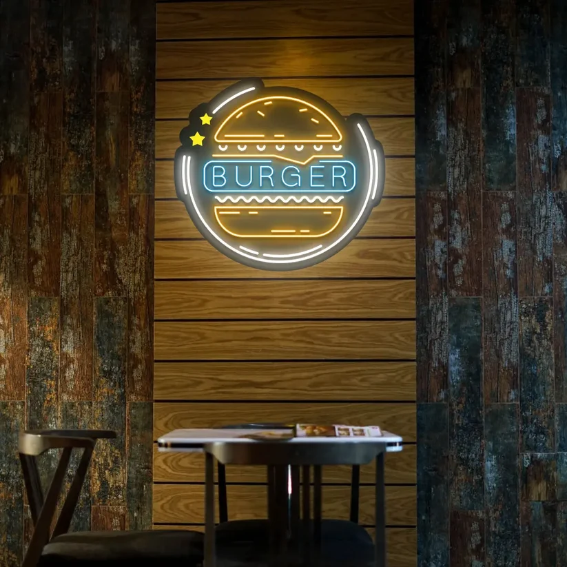 Burger Buzz Neon Sign