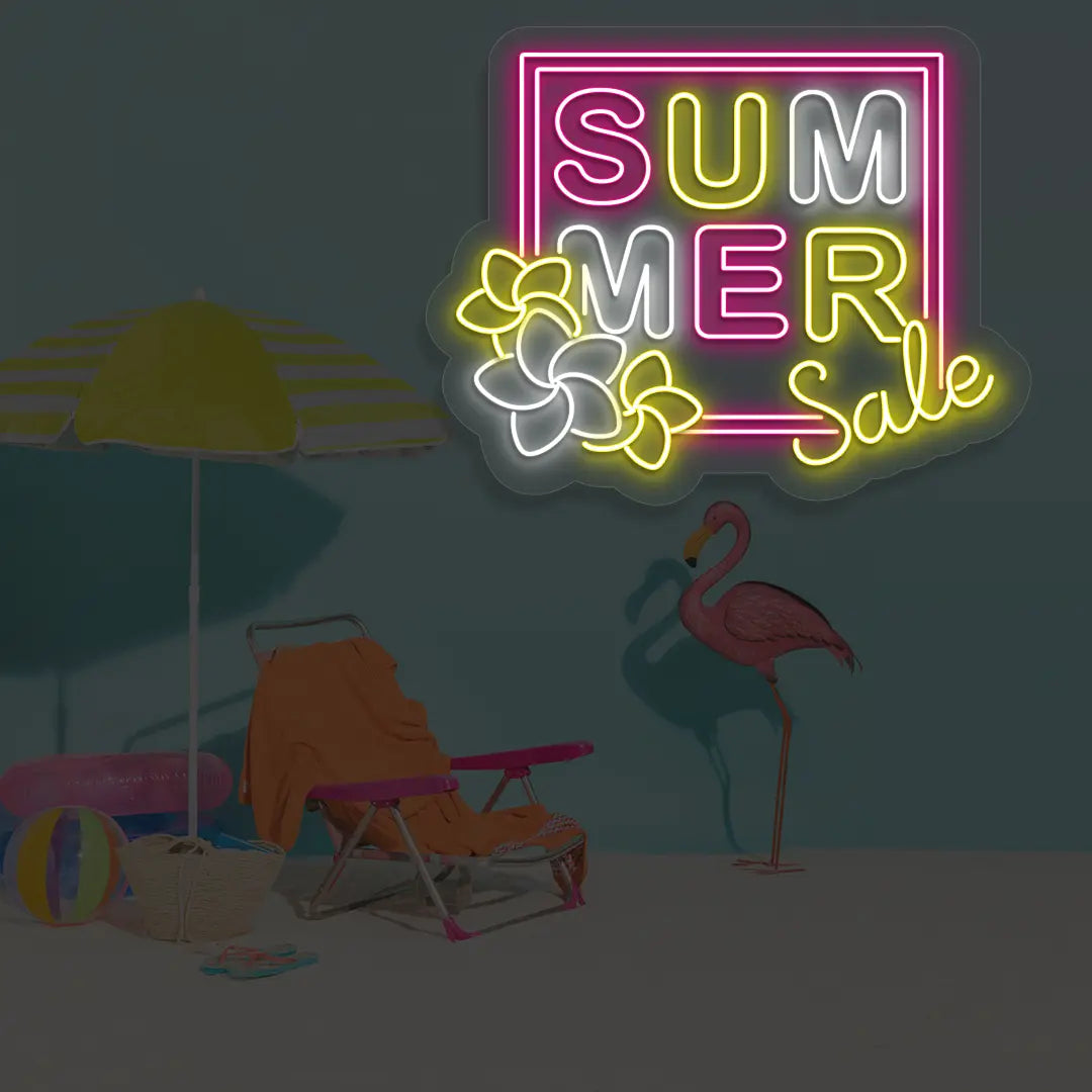 Summer Sale Neon Sign