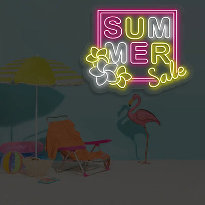 Summer Sale Neon Sign