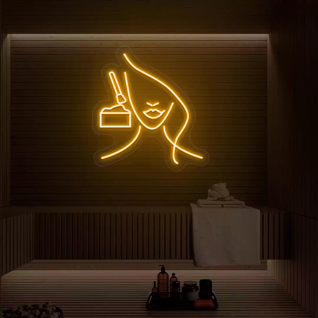 Facial Retreat Neon Sign