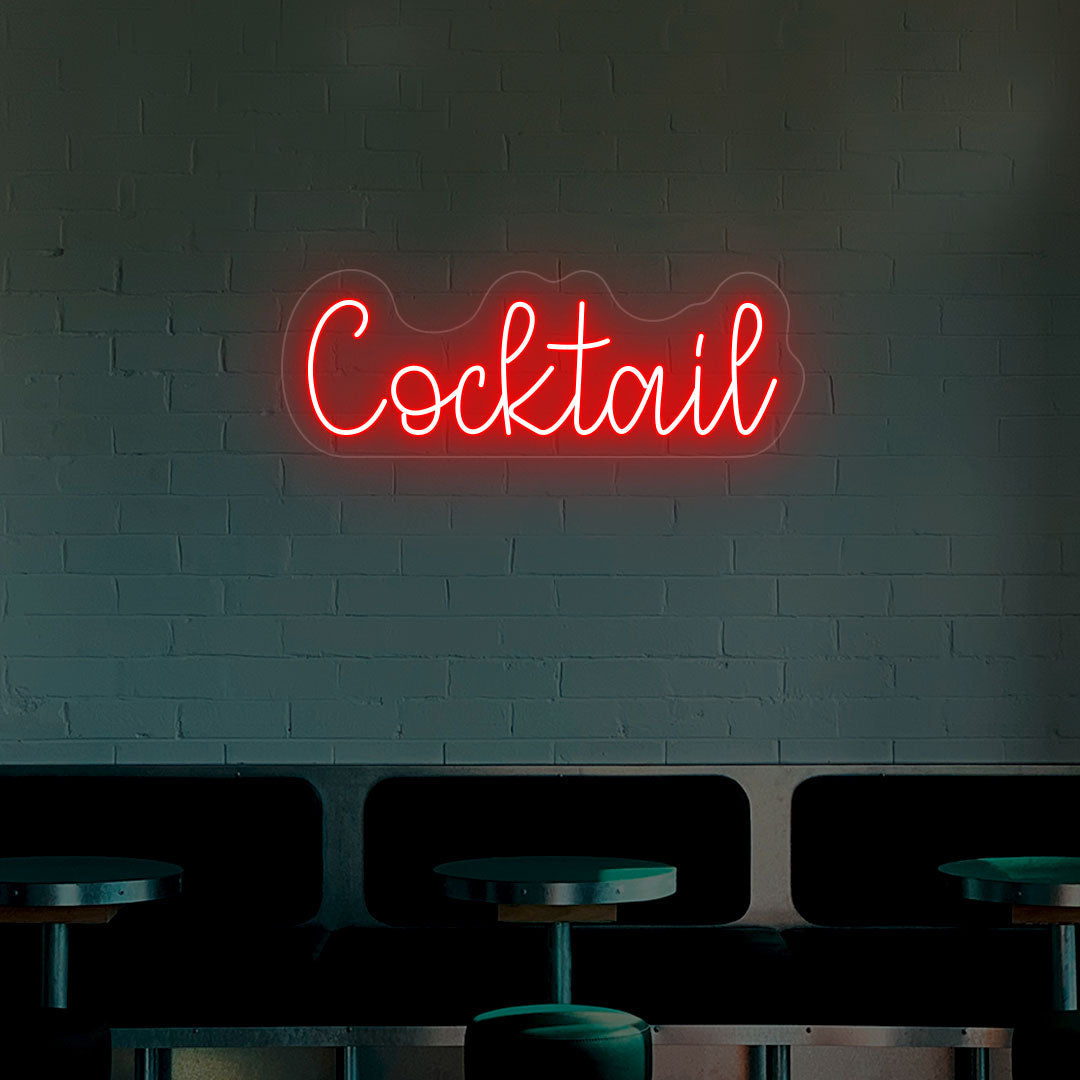 Crazy Cocktail Bar Neon Sign