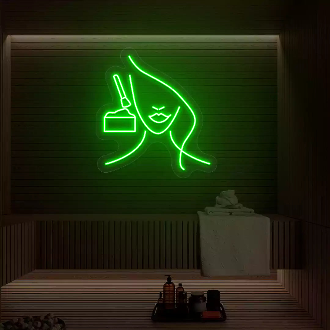 Facial Retreat Neon Sign
