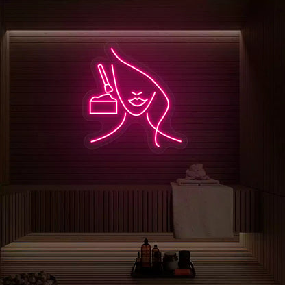 Facial Retreat Neon Sign