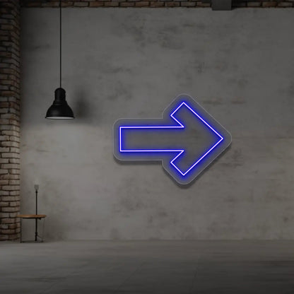 Right Arrow Neon Sign
