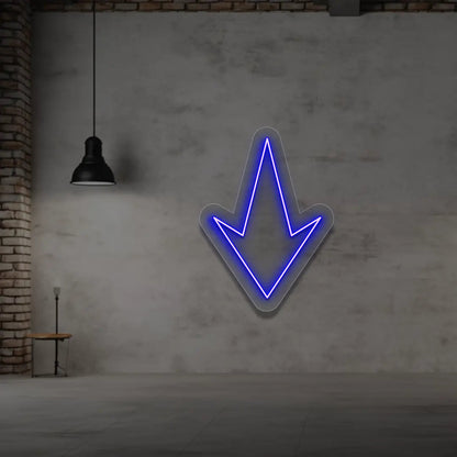 Down Arrow Neon Sign