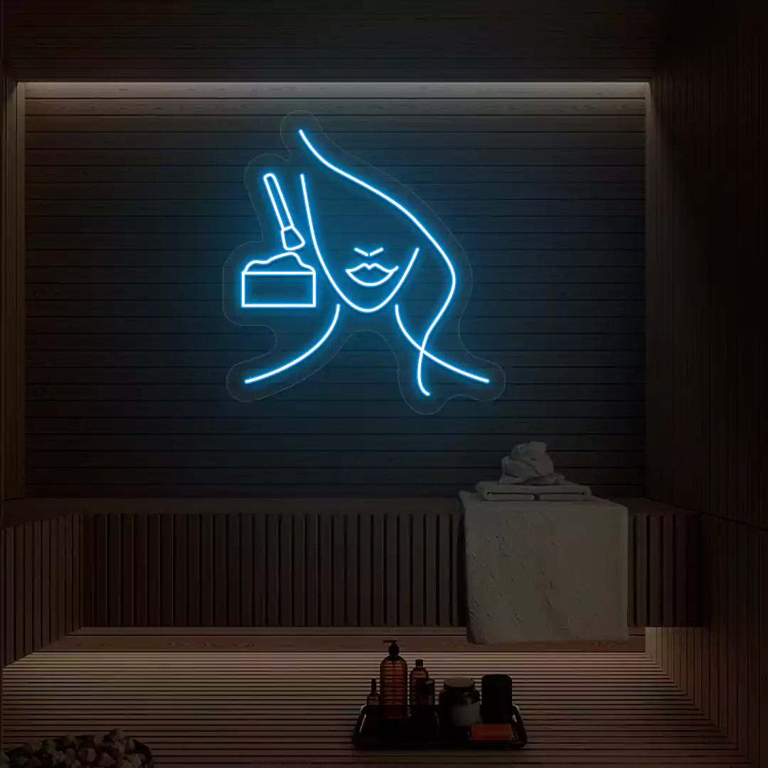 Facial Retreat Neon Sign