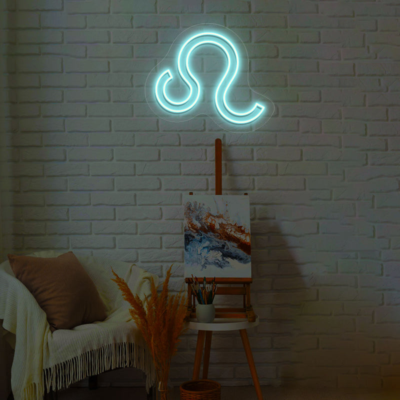 Leo Zodiac Neon Sign