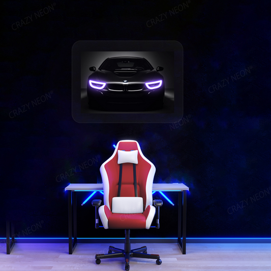 BMW i8 Neon Artwork Sign