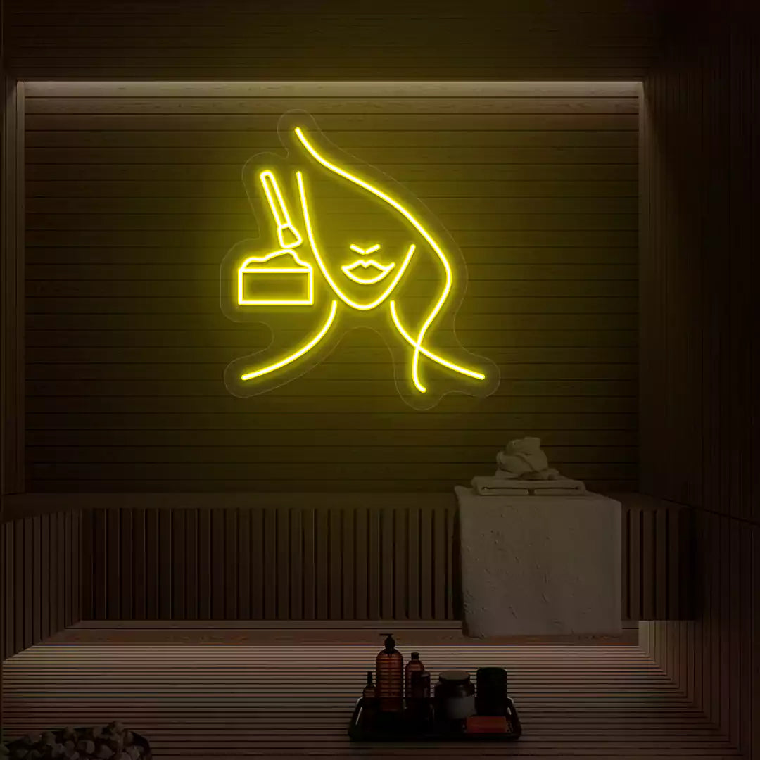 Facial Retreat Neon Sign