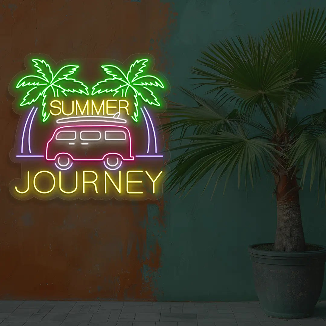 Summer Journey Neon Sign