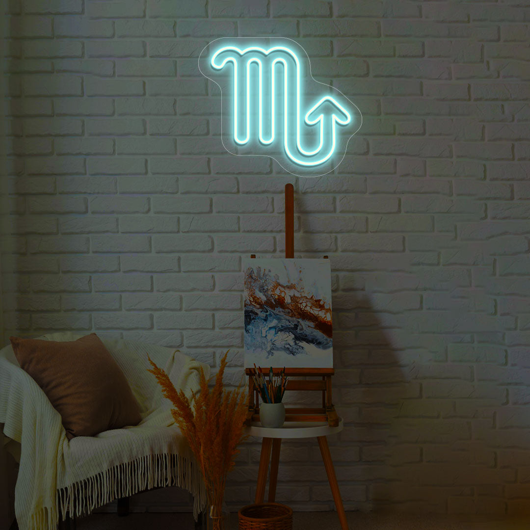 Scorpio Zodiac Neon Sign