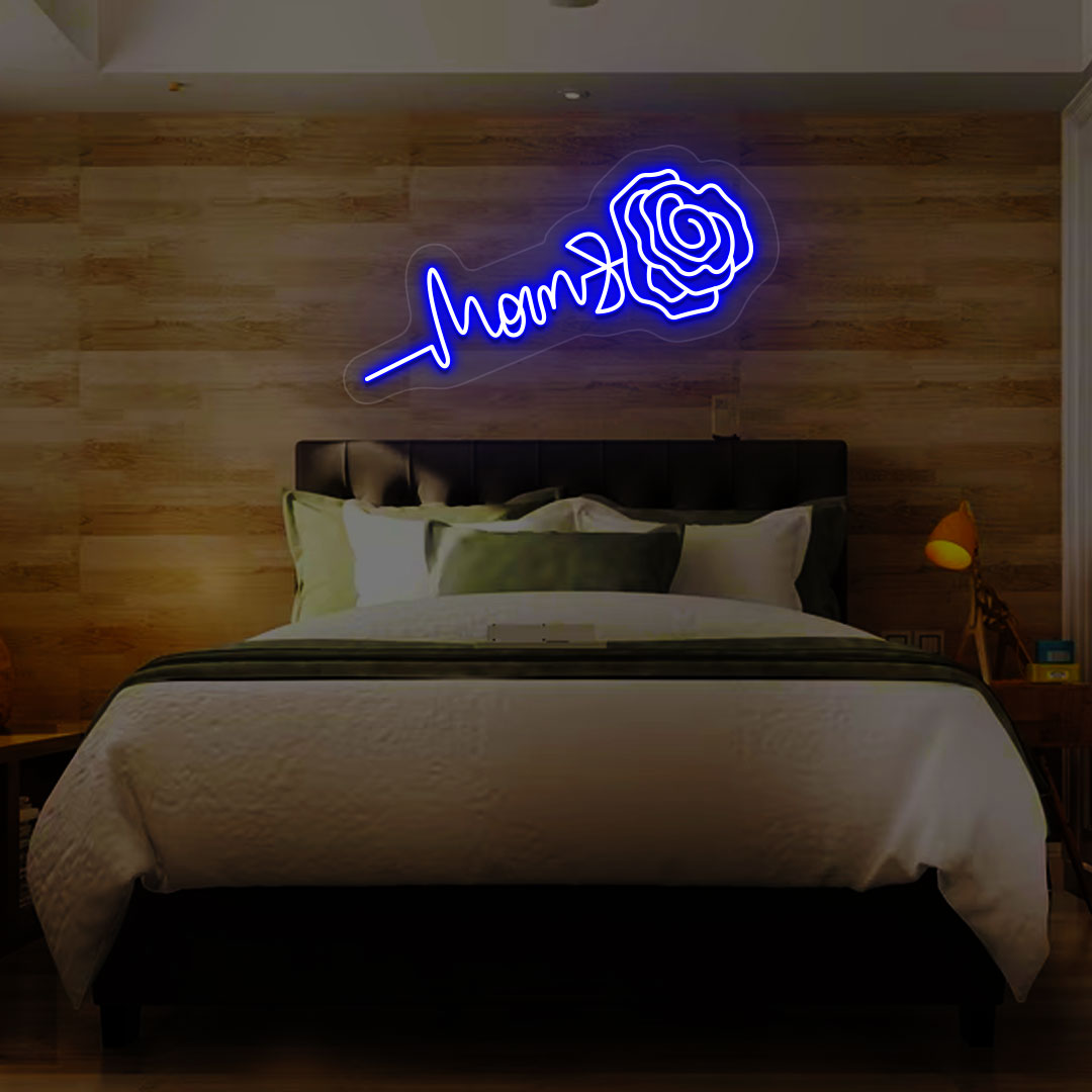 Mom Text Neon Sign