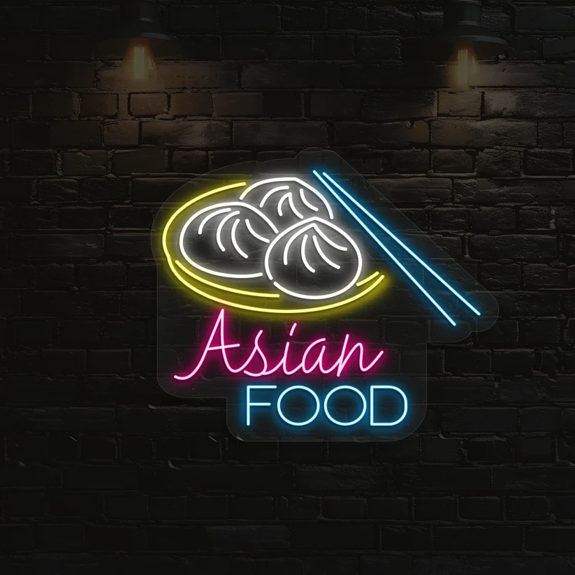 Bao Asian Food Neon Sign