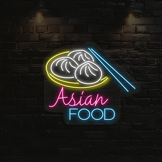 Bao Asian Food Neon Sign
