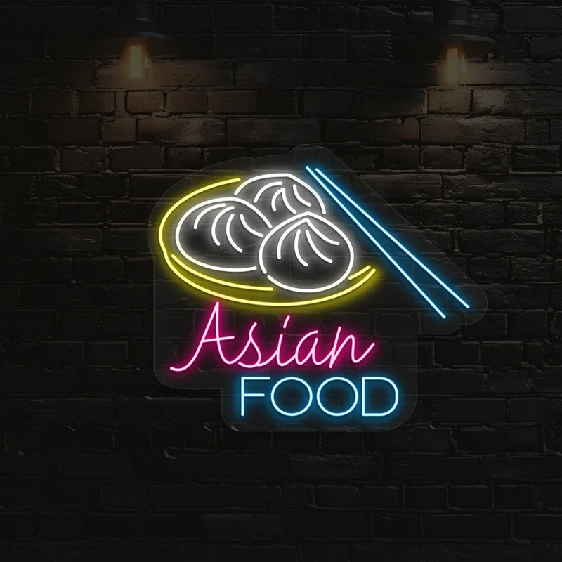 Bao Asian Food Neon Sign