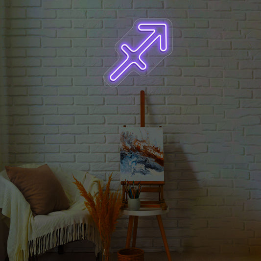Sagittarius Zodiac Neon Sign