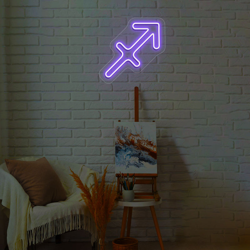 Sagittarius Zodiac Neon Sign
