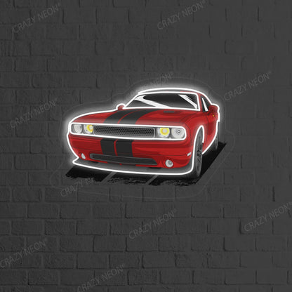 Luxury Car Neon Artwork Sign