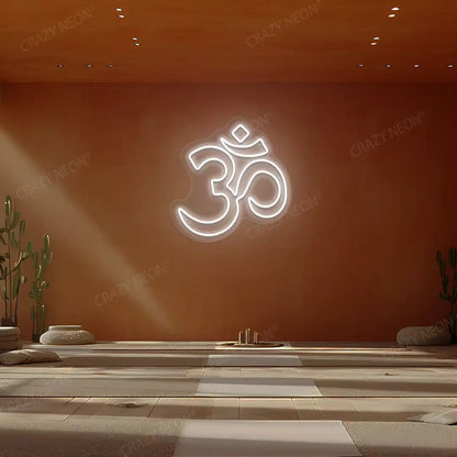 Om Symbol Neon Sign
