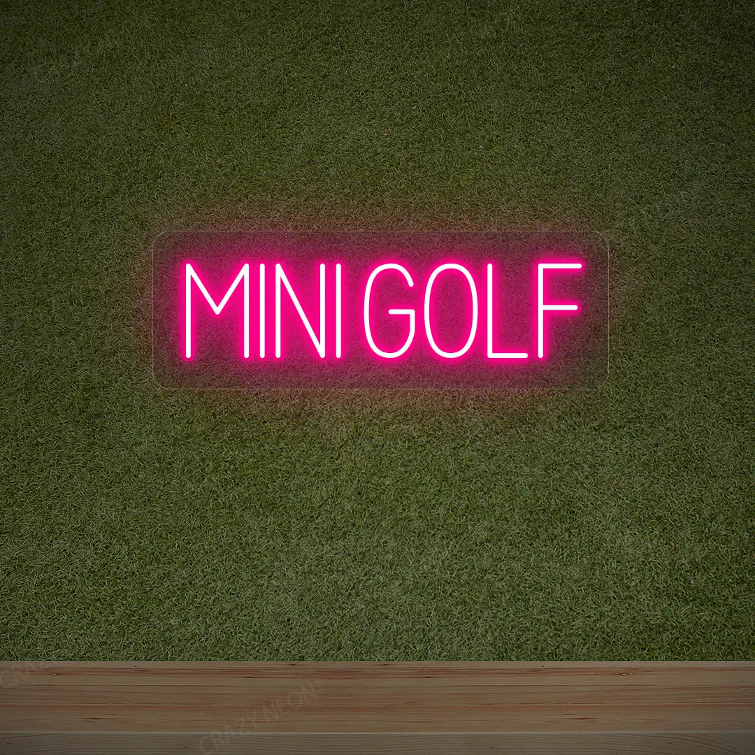 Mini Golf Neon Sign