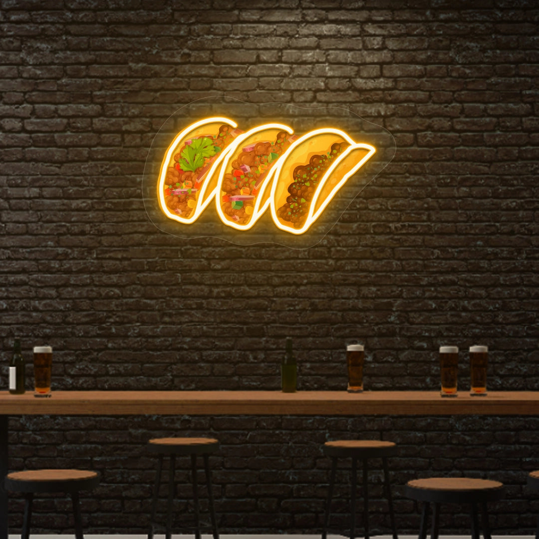 Tacos Neon Artwork Sign