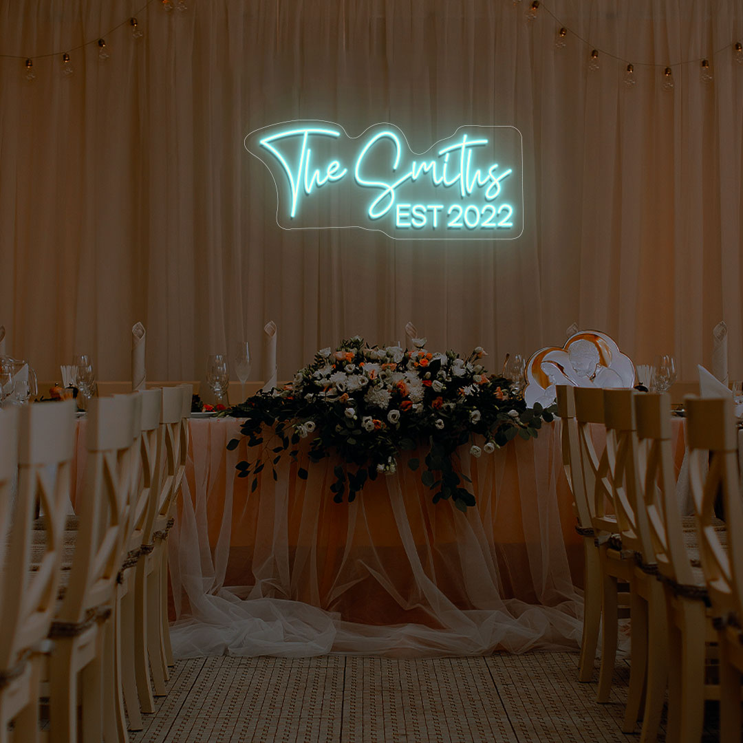 Personalized Name With Est Year Neon Sign
