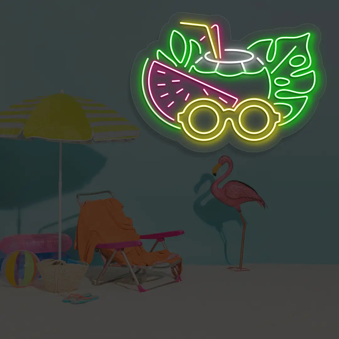 Coconut Chill Neon Sign