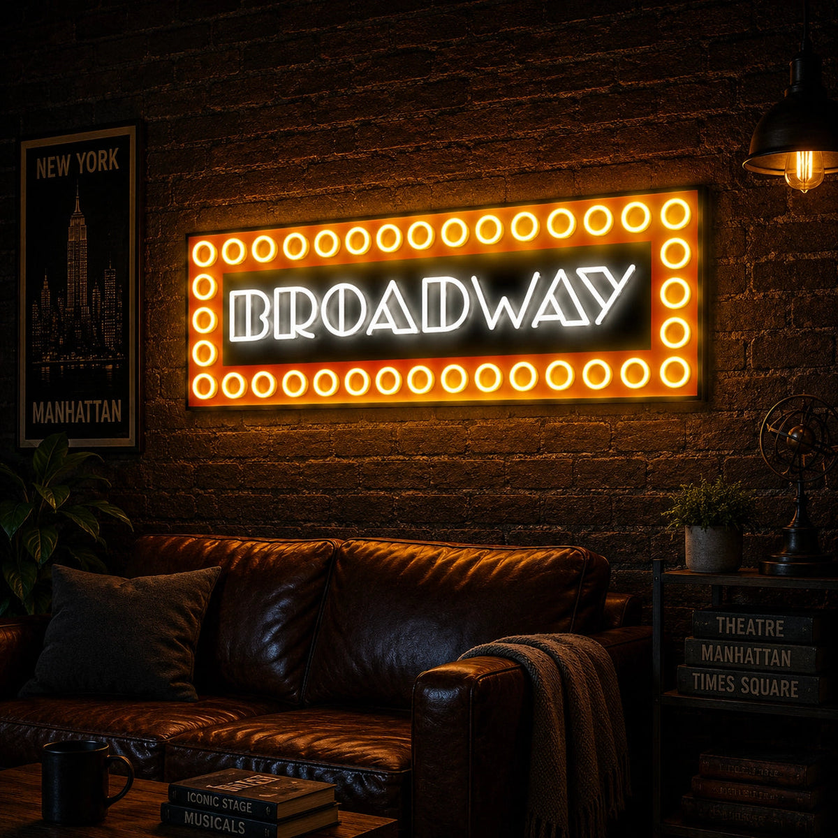 Broadway Marquee LED Vintage Neon Sign