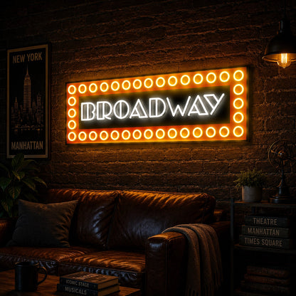 Broadway Marquee LED Vintage Neon Sign