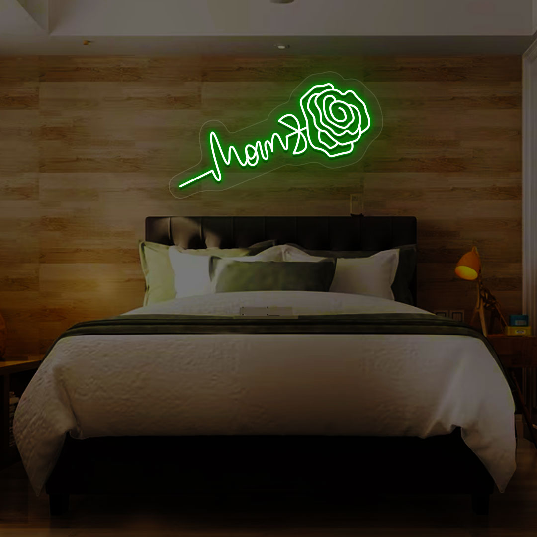 Mom Text Neon Sign