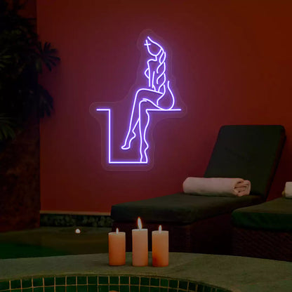 Tranquil Lounge Spa Neon Sign