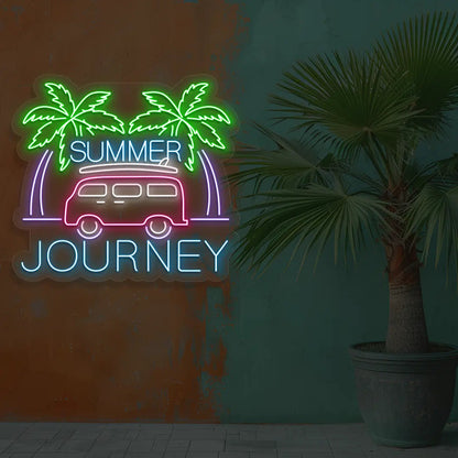 Summer Journey Neon Sign