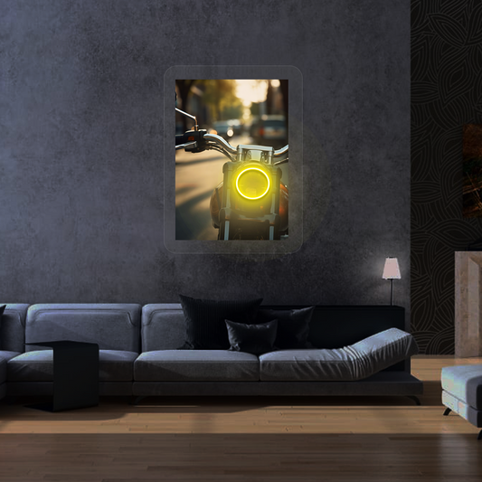 Halo Urban Moto Neon Artwork Sign
