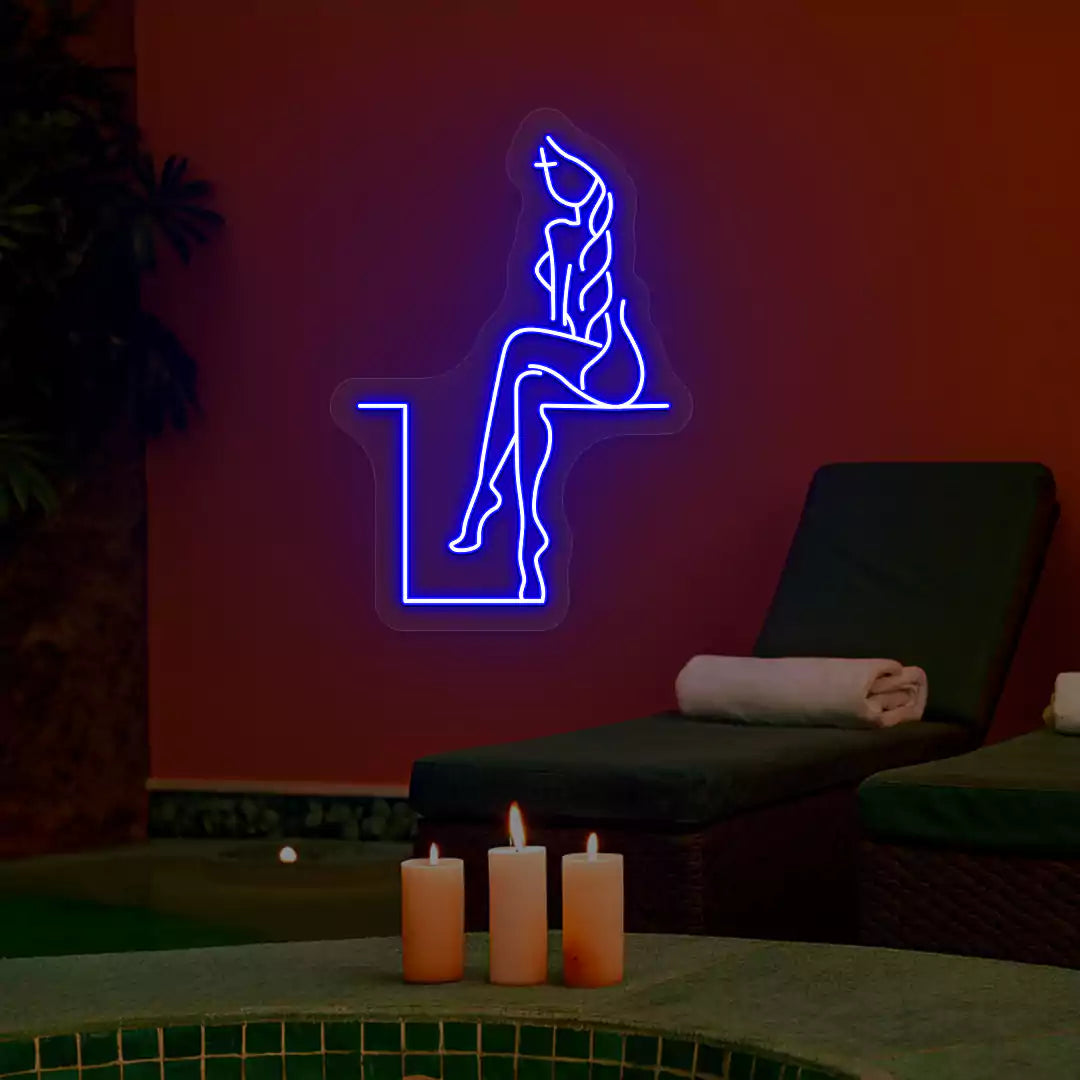 Tranquil Lounge Spa Neon Sign