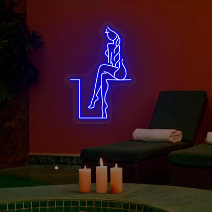Tranquil Lounge Spa Neon Sign