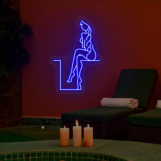 Tranquil Lounge Spa Neon Sign