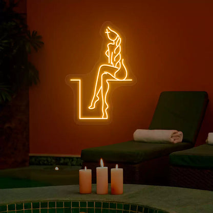Tranquil Lounge Spa Neon Sign