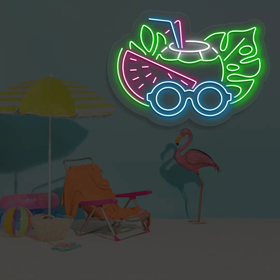 Coconut Chill Neon Sign